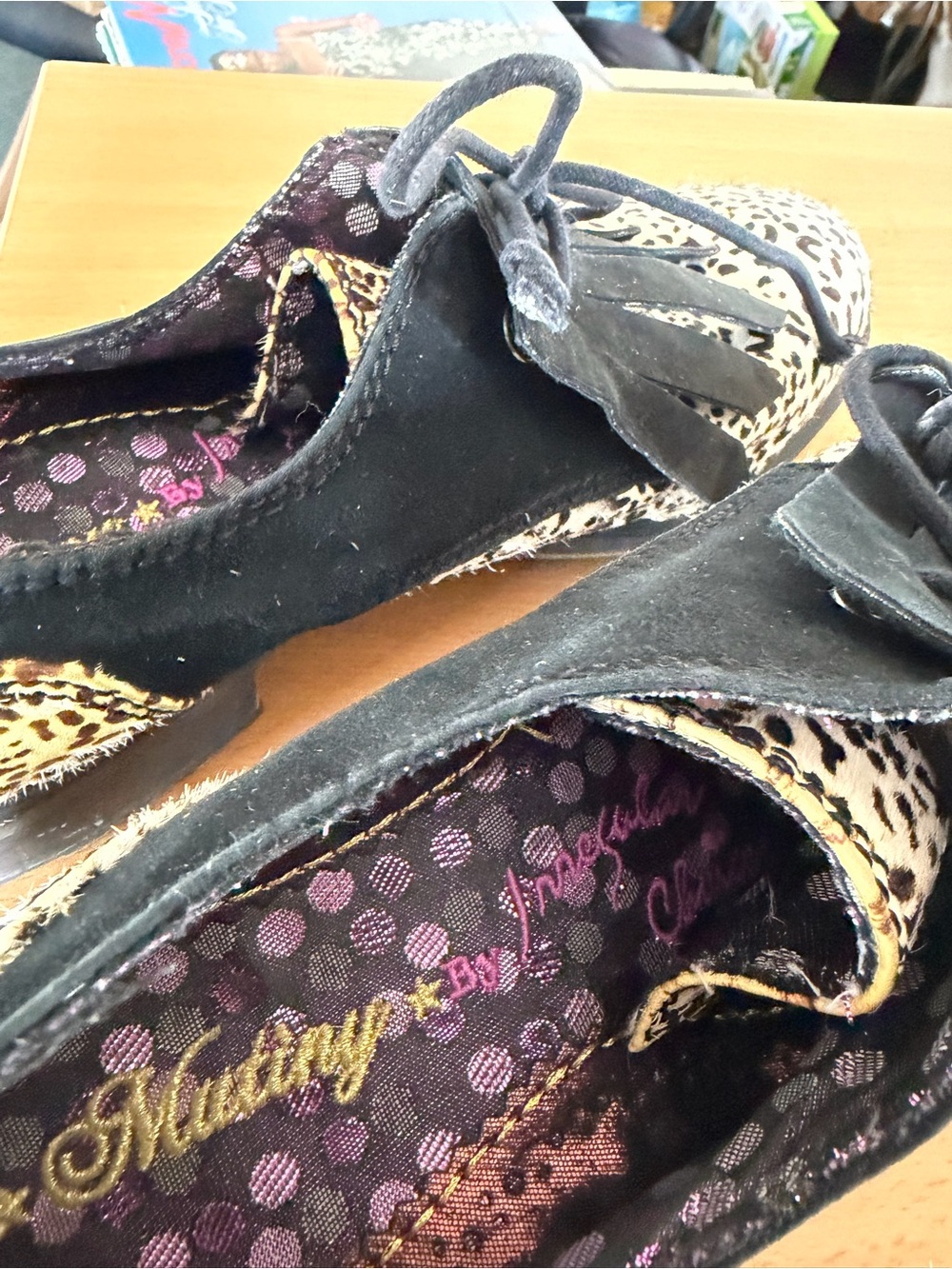 Irregular Choice Mutiny Leopard Print Shoes - Picture 10 of 11